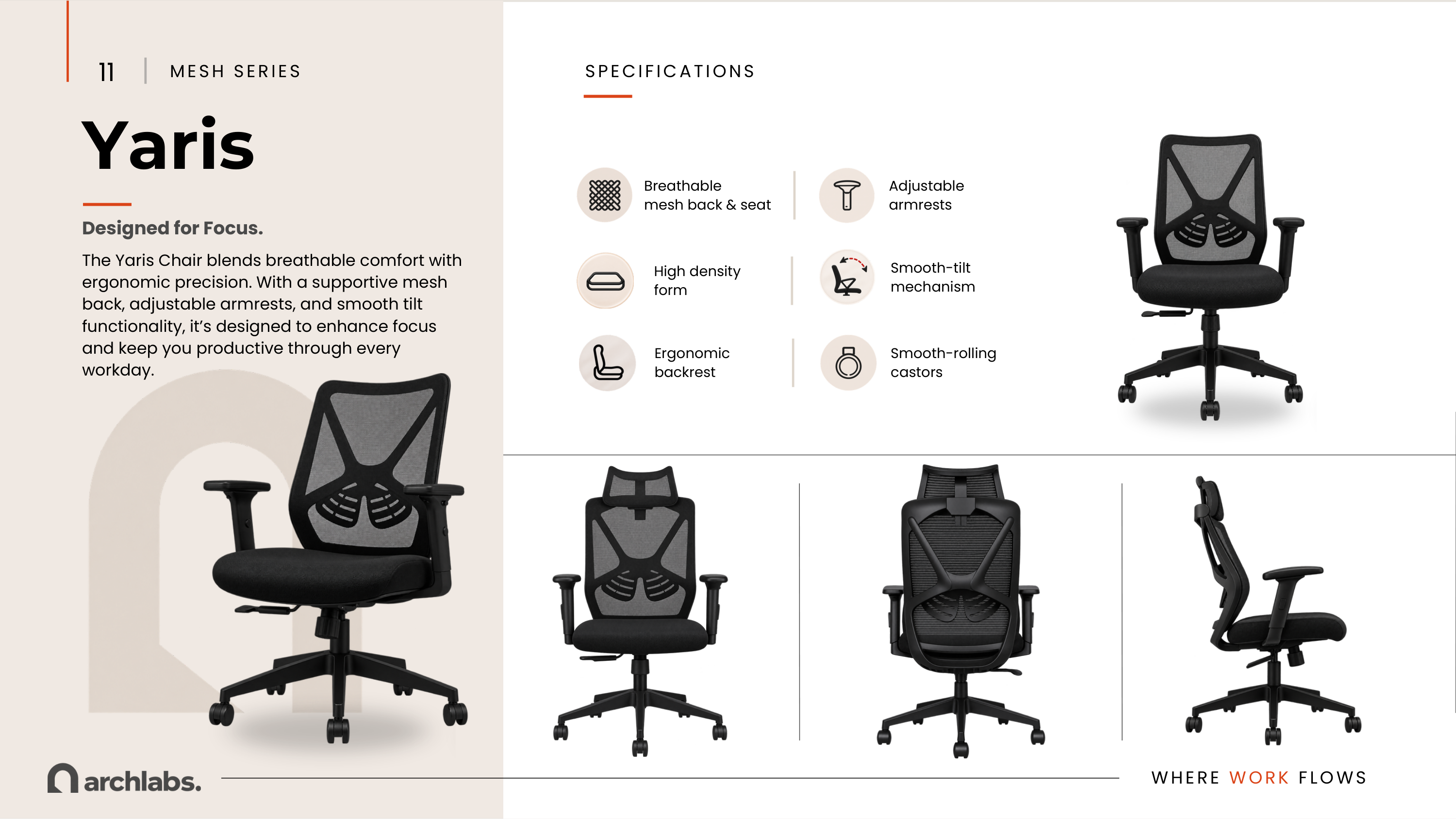Yaris Mesh Chair