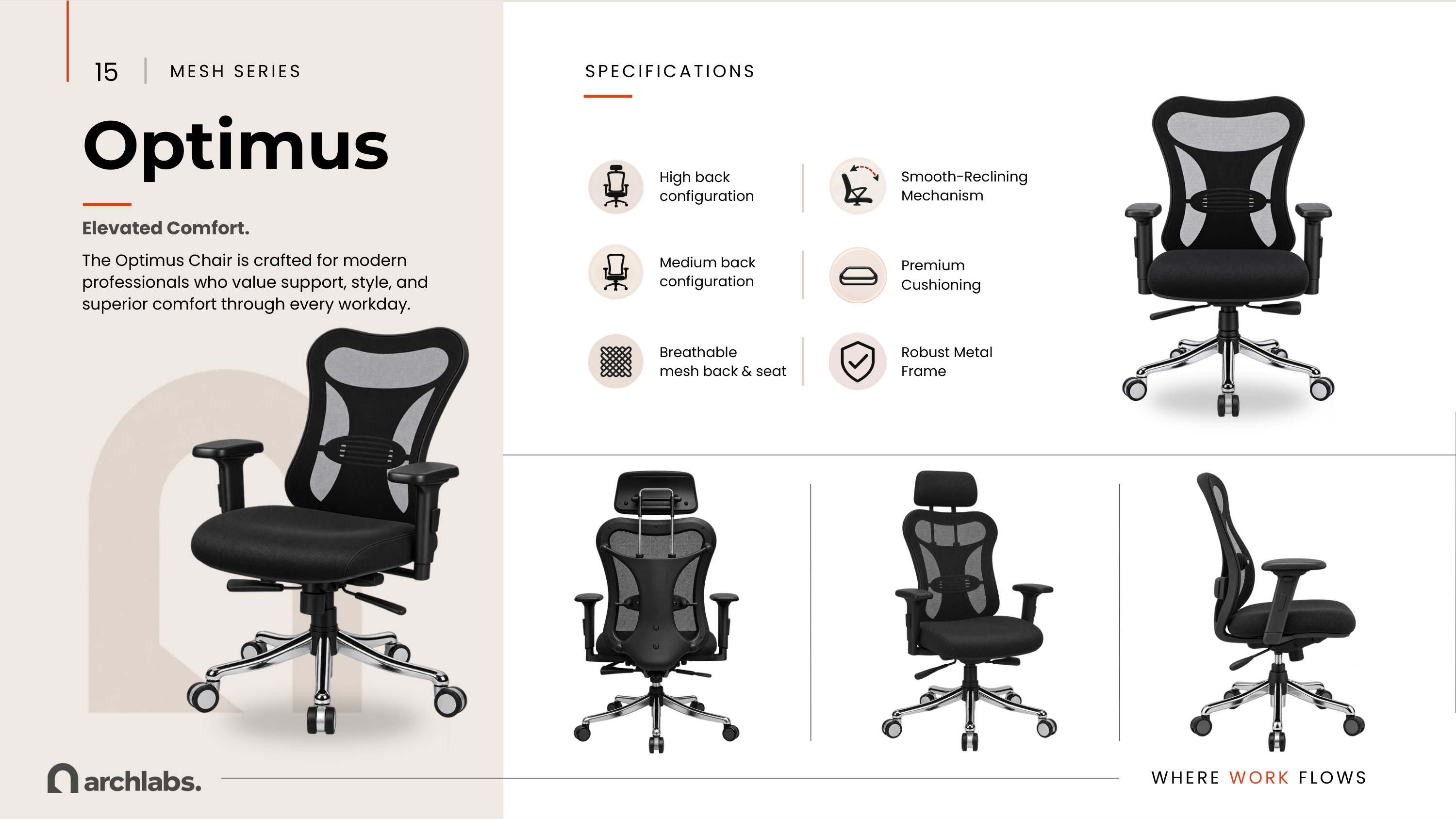 Optimus Mesh Chair