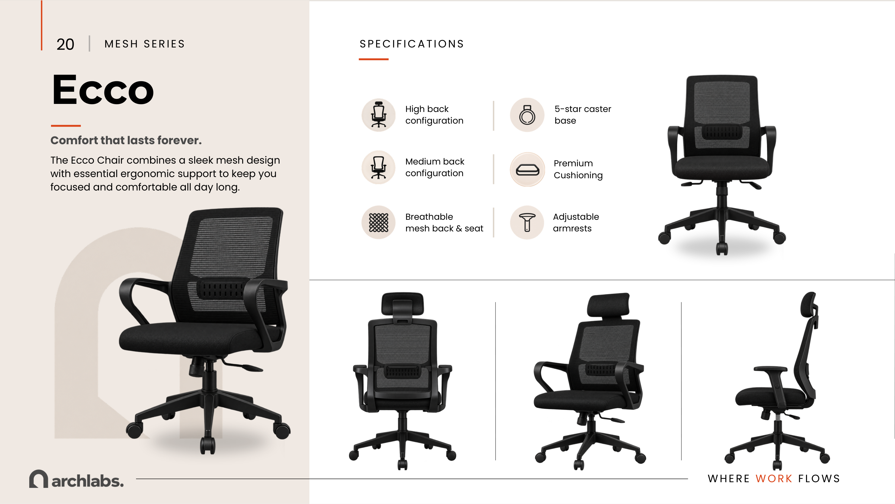 Ecco Mesh Chair