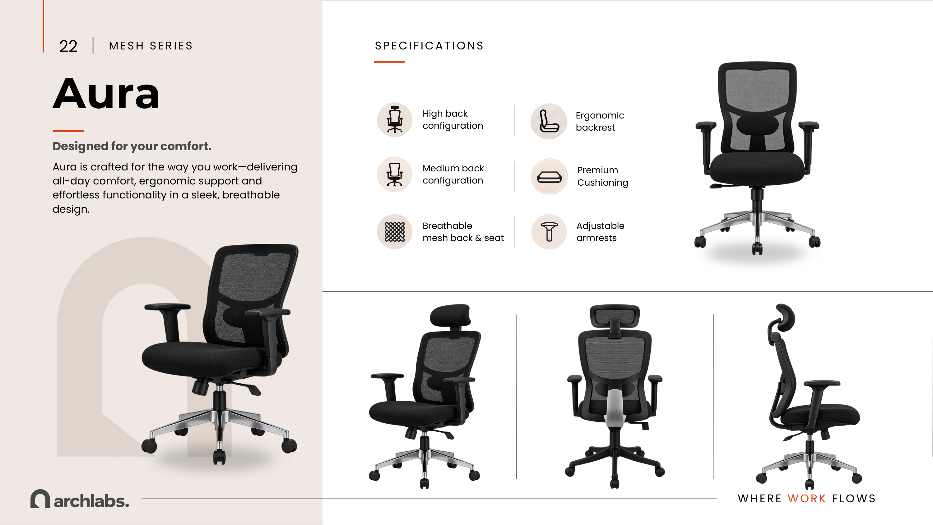 Aura Mesh Chair