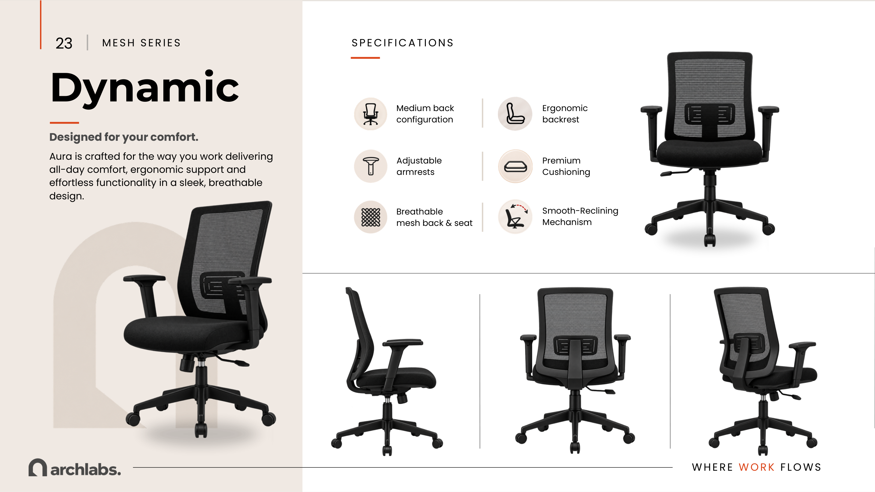 Dynamic Mesh Chair