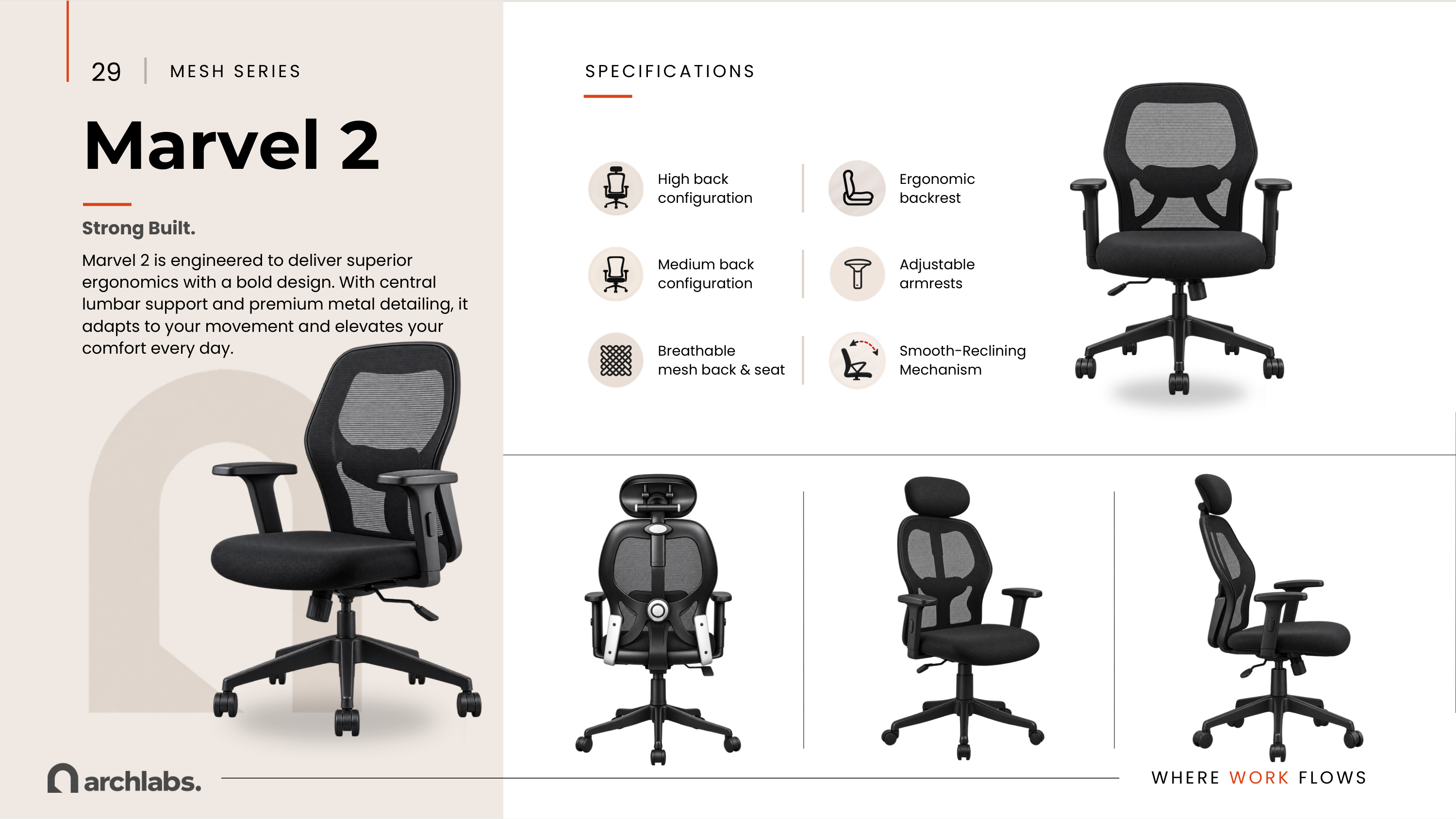 Marvel Mesh Chair