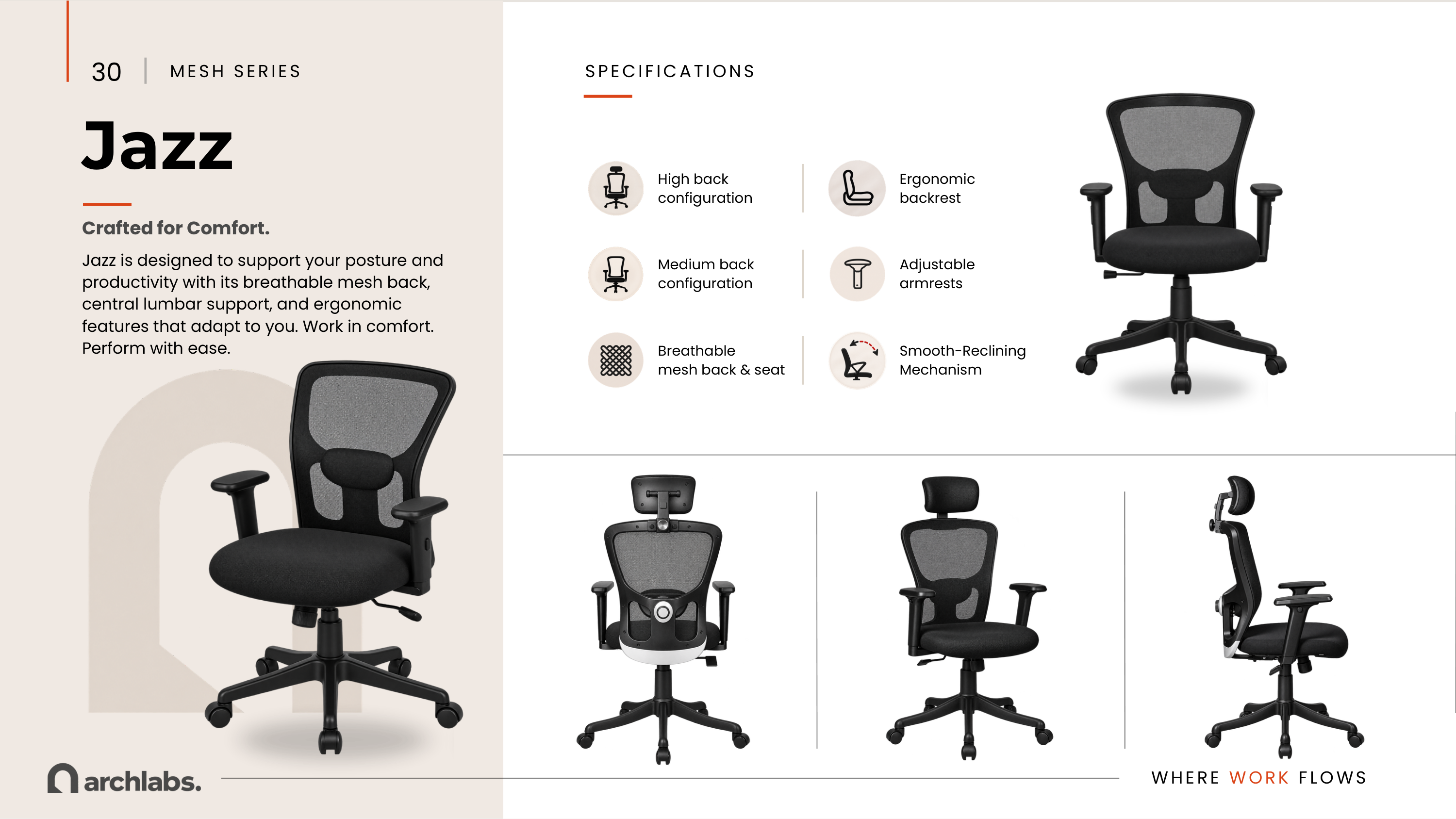 Jazz Mesh Chair
