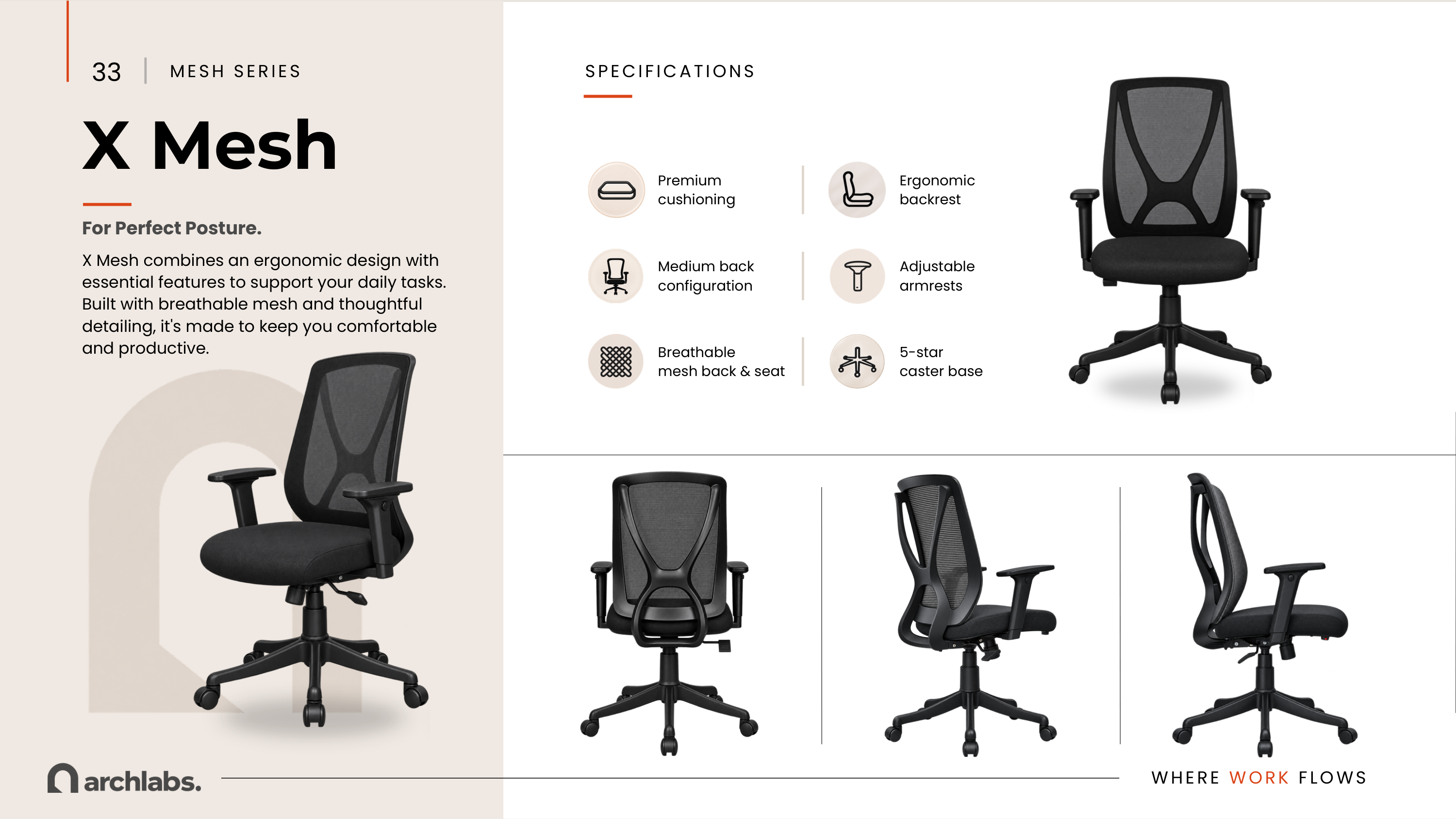 X Mesh Chair