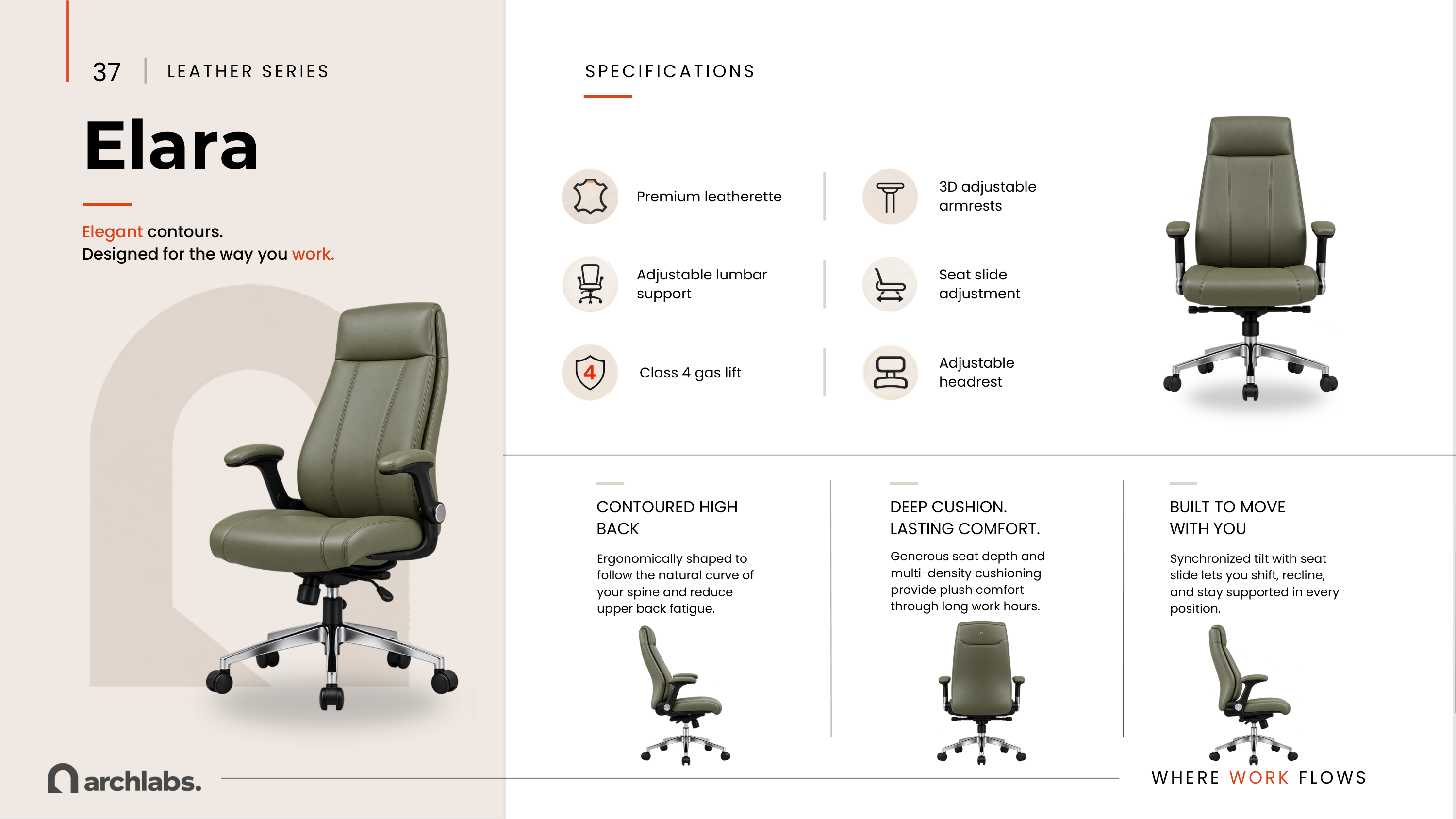 Elara Leather Chair