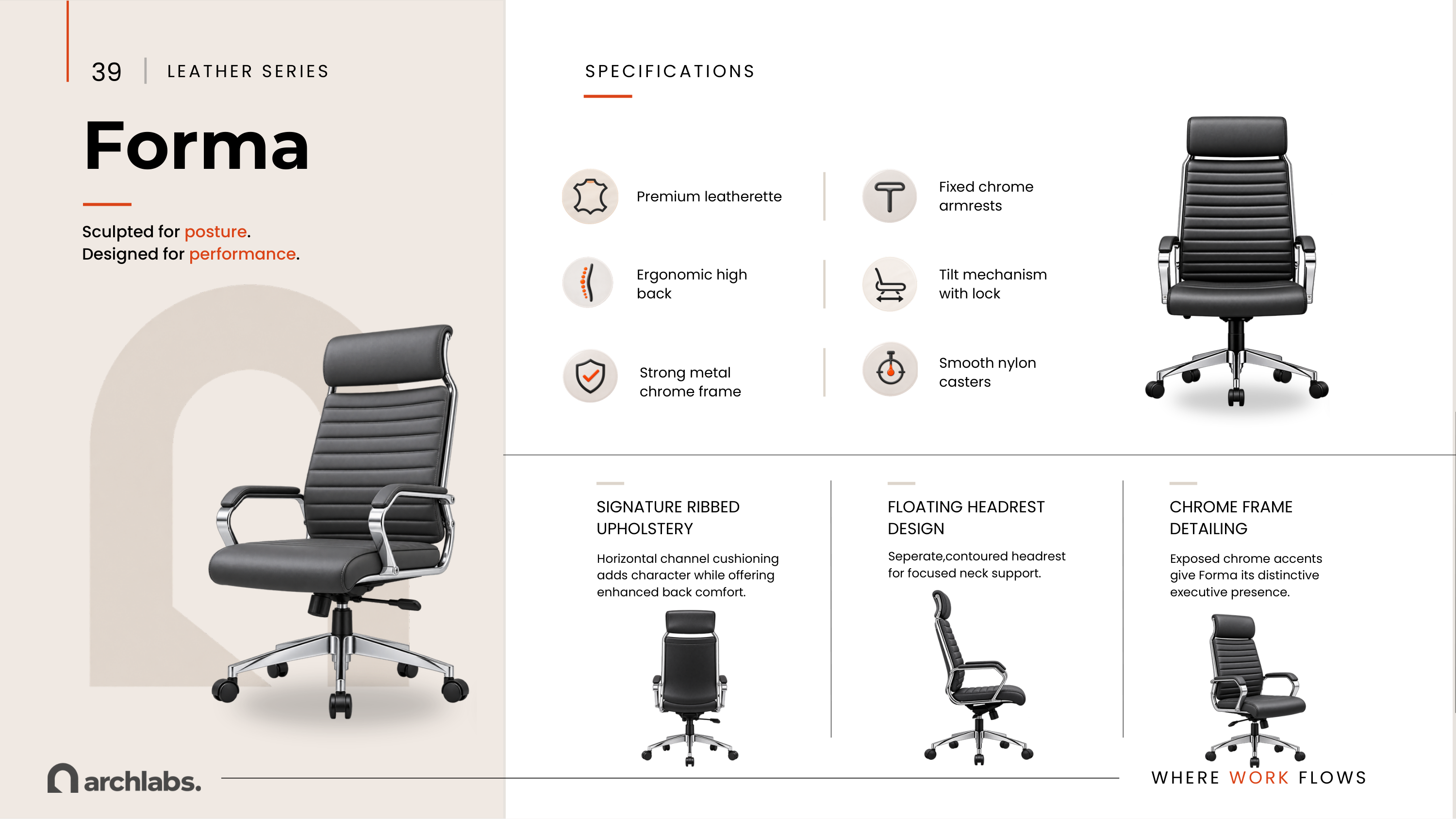 Forma Leather Chair