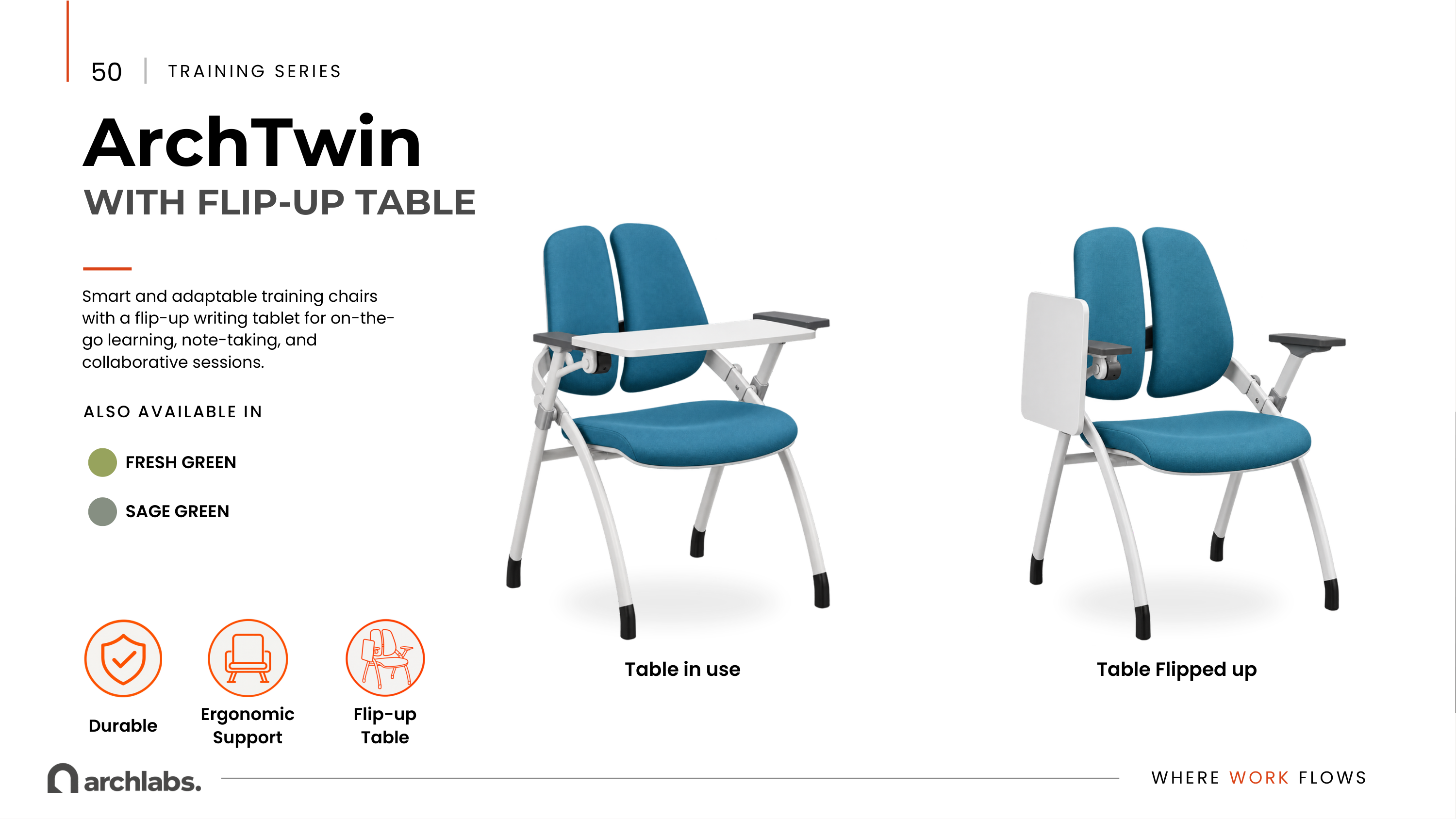 ArchTwin with Flip-up Table