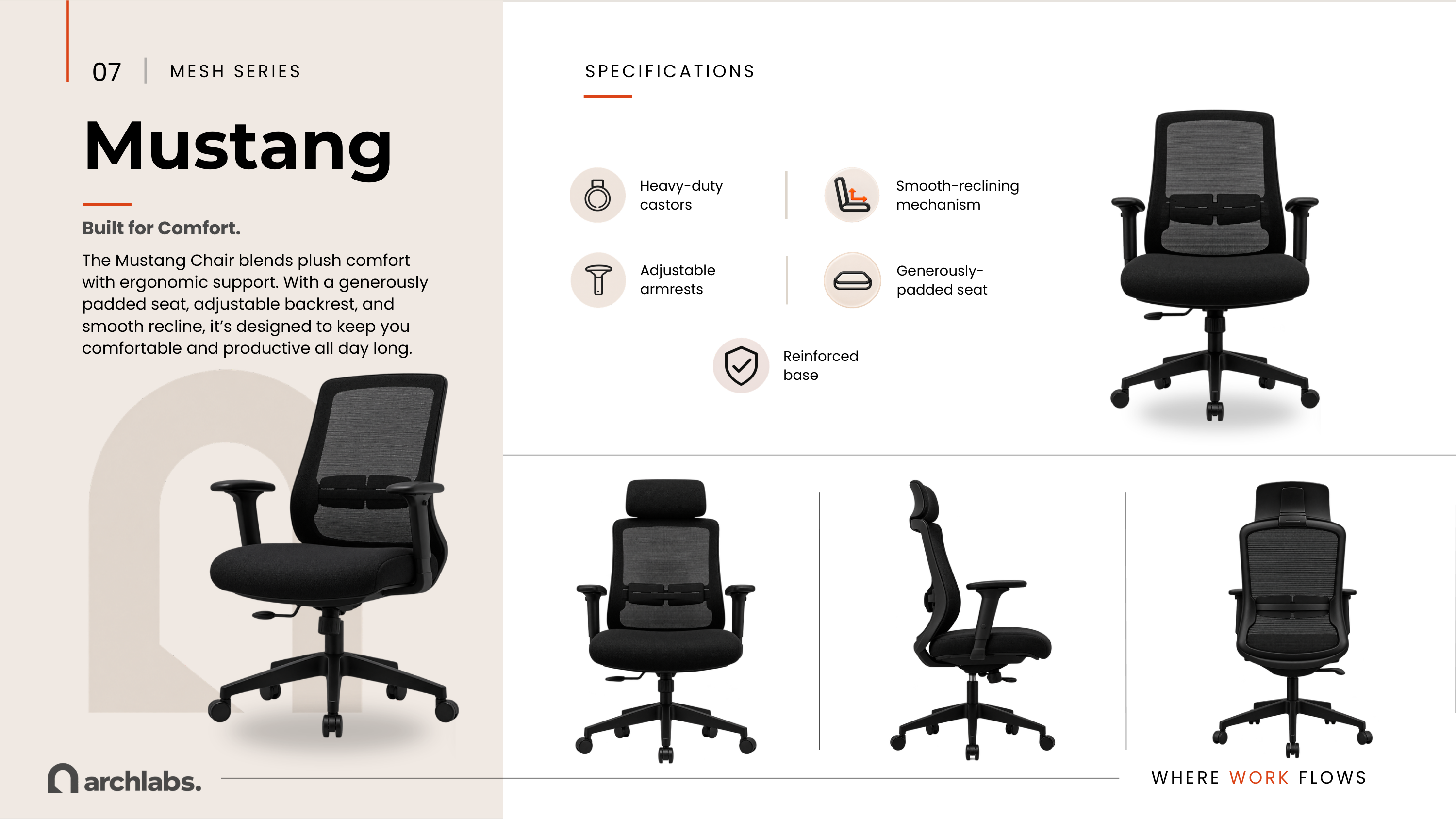 Mustang Mesh Chair